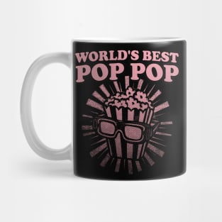 Pop Pop Shirt, Grandpa Shirt, Funny Papa Shirt, Gift For Grandpa, Fathers Day, Funny Shirt For Grandpa, World's Best Pop Pop, Popcorn Mug